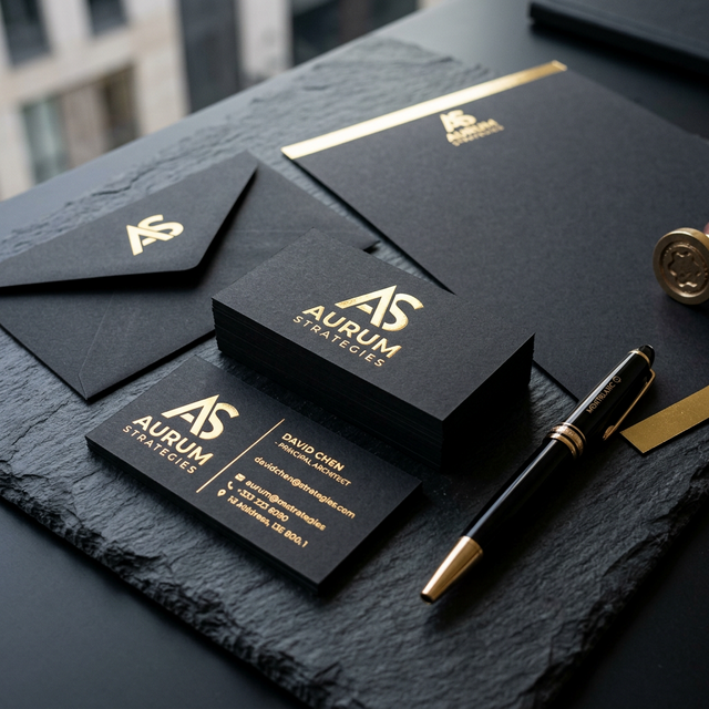 Tarjetas de presentación premium con acabados especiales